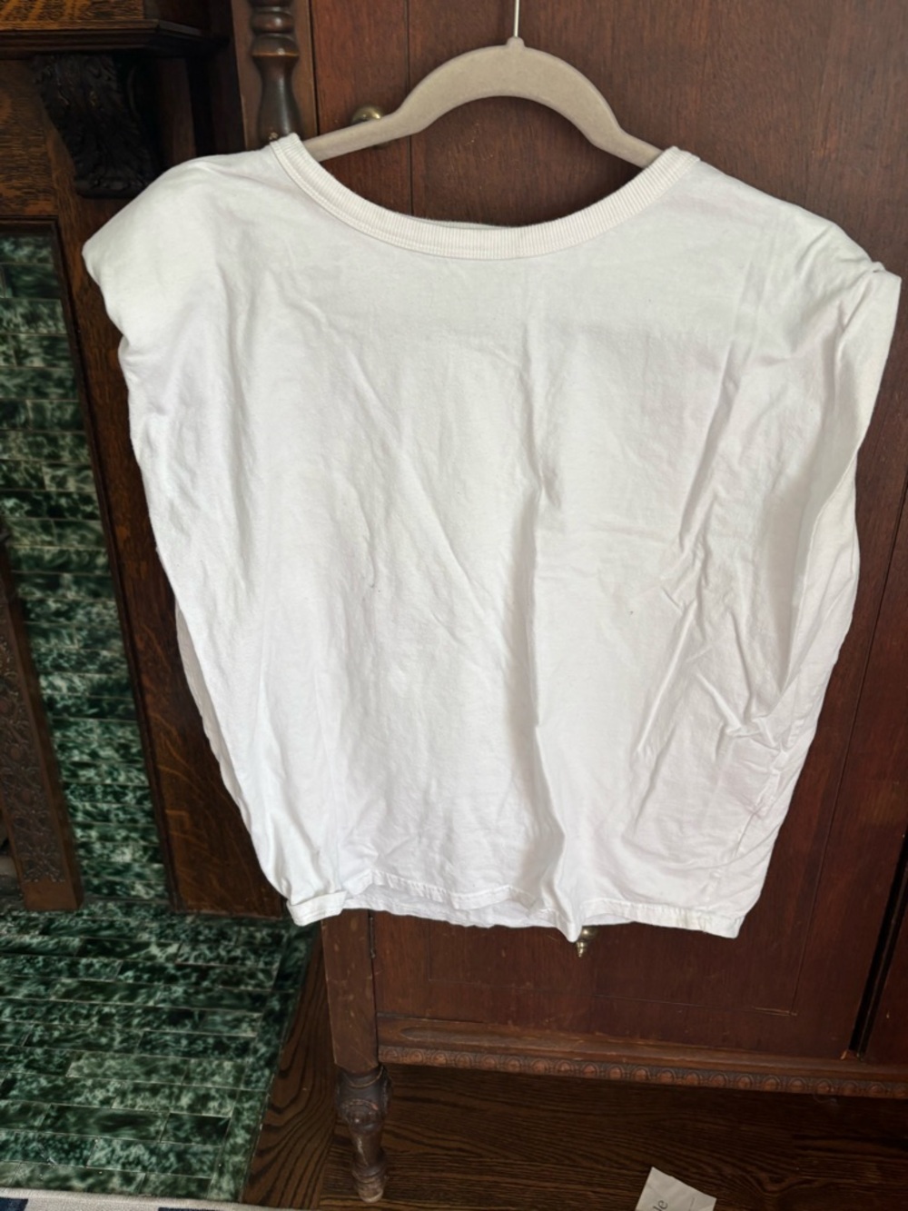 Frankie Shop White Crewneck Tee